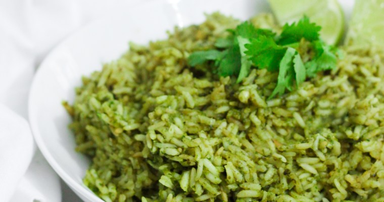Roasted Poblano Mexican Rice