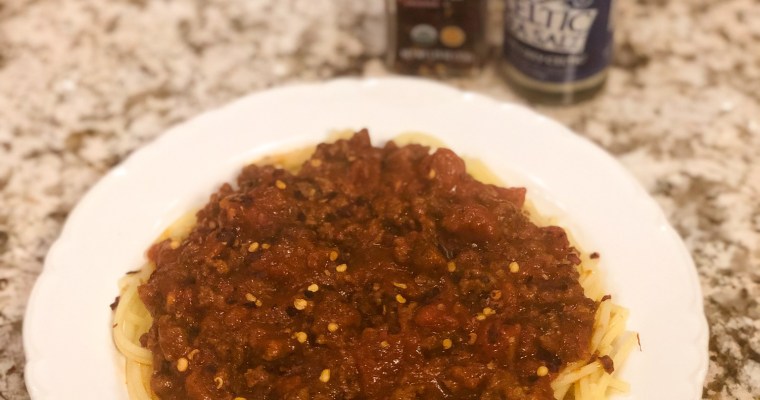 Basic Gluten Free Spaghetti with Meat Sauce
