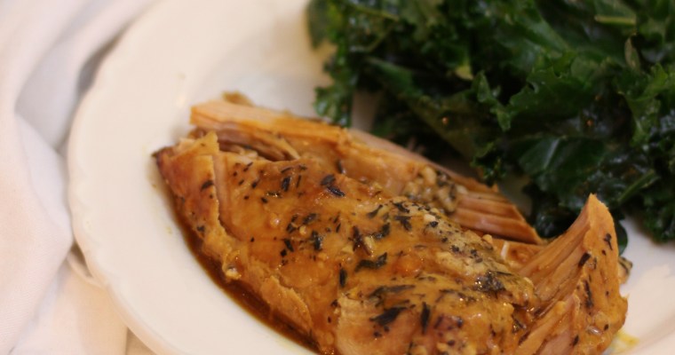 Crockpot Paleo Maple Dijon Pork Tenderloin